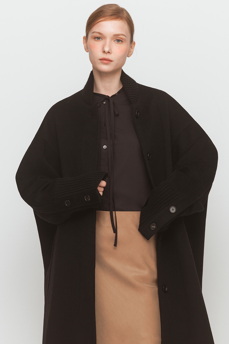 Lona coat (Black)